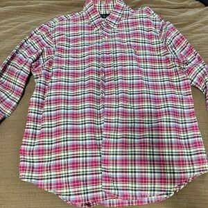 Men's Plaid Ralph Lauren Polo Shirt
